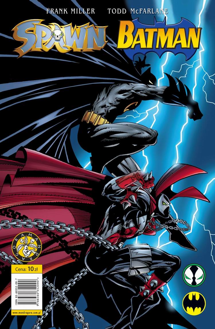 Image result for Batman vs Spawn cover
