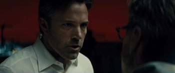 Bruce revela su odio hacia Superman