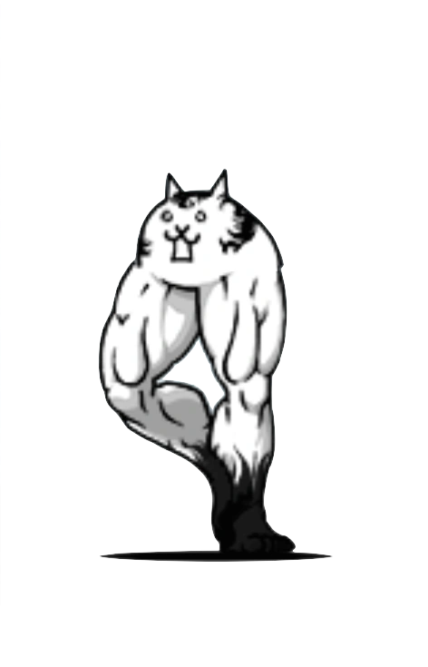 Накаченный кот рисунок