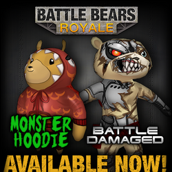 Monster Hoodie Battle Damaged