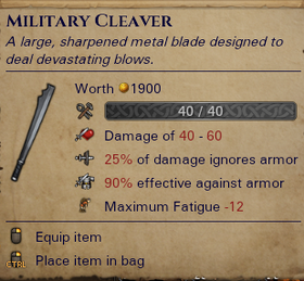 Military Cleaver