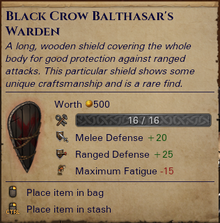 Unique kite shield