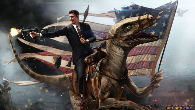 File:Ronald reagan riding a velociraptor.jpg