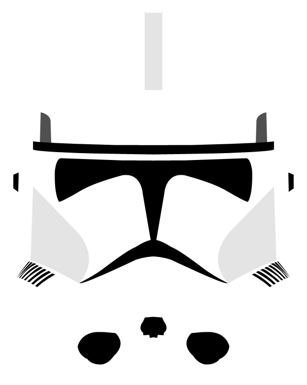 phase 2 clone trooper helmet drawing
