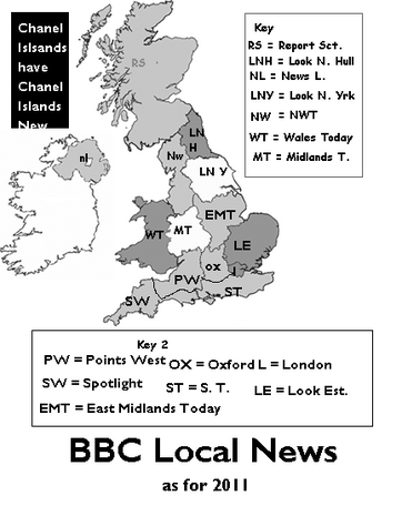 Map uk regions