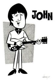 Beatles-cartoons-John