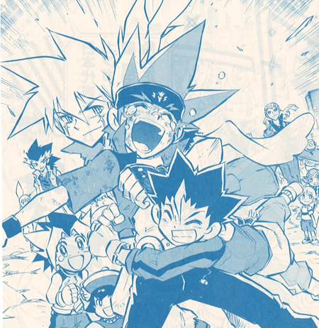 Image - Ginga reunited with his friends.png | Beyblade ...