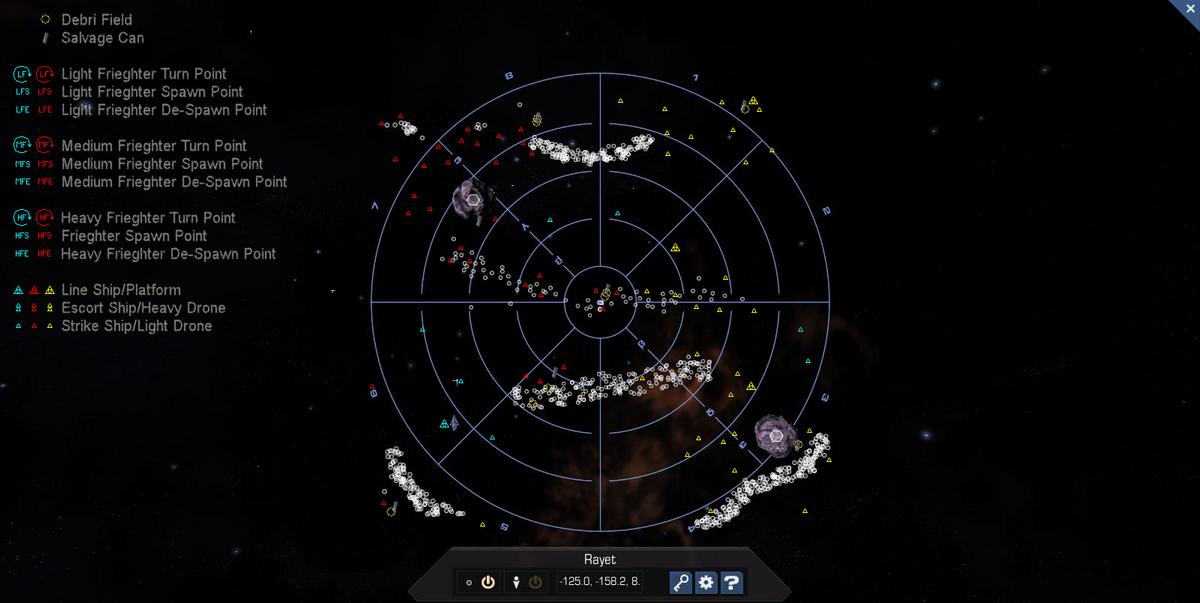 Rayet 3D System Map