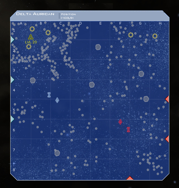 Delta Aurican System Map