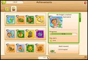 Achievement stickers