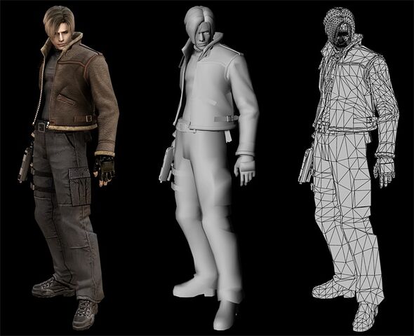 ファイル:Leon RE4 Model.jpg