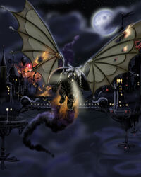Mothman In Flight Concept