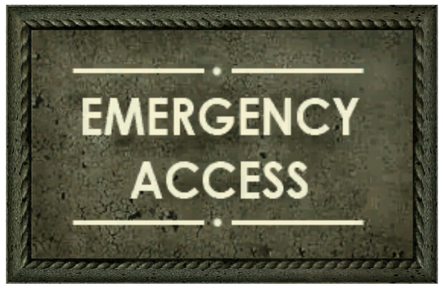 File:Emergency Access sign.png