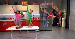 Rosaanna, Bernie, Paige, and Frankie Freeze Frame