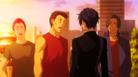 Rentaro confronts the gang