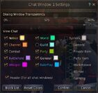 Social chat options