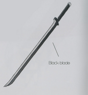 Black rock shooters katana