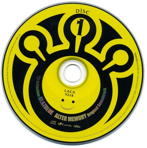 File:TV Animation BLAZBLUE ALTER MEMORY Original Soundtrack (Disc, 1).jpg