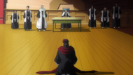 Koga's skills in battle are praised by Yamamoto