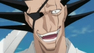Kenpachi, Byakuya, Unohana y Mayuri.gif