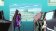 Senbonzakura and others arrive at the control room.png