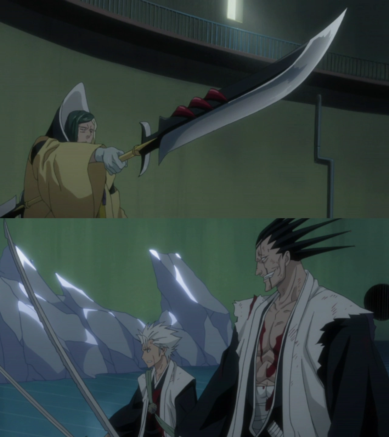Image Kageroza going against Hitsugaya & Zaraki.png Bleach Wiki FANDOM powered by Wikia