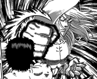 Sei attacking with Ikkotsu