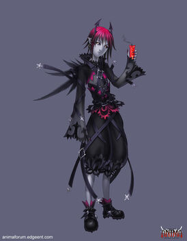 Anima Fairy of Darkness by Wen M