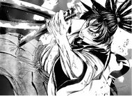 Raian stabbing leg