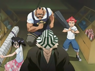 Urahara, Tessai, Ururu, Jinta Ep7