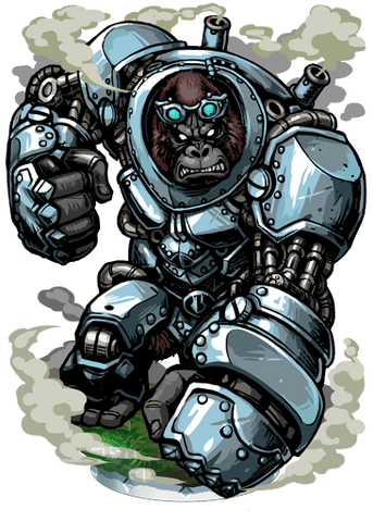 File:Brass Gorilla II Figure.png