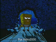 Casa de calamardo destruida