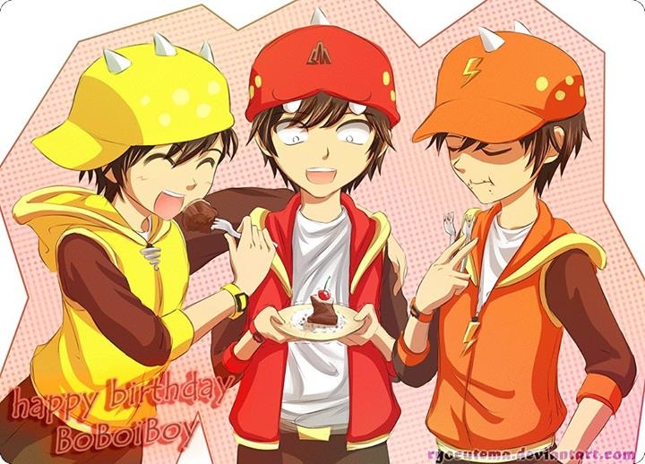Hasil gambar untuk happy birthday boboiboy