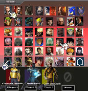 Sony Smash Bros Character Select