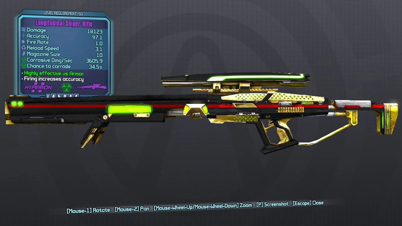Image Longitudinal Sniper Rifle 50.jpg Borderlands Wiki FANDOM