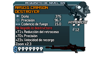 AR50.G Crimson Destroyer