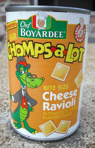 File:Chef Boyardee Sir Chomps-A-Lot Cheese Ravioli can 1990's.jpg
