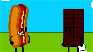 Hot dog chocolatey