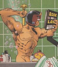 Dredd in the shower