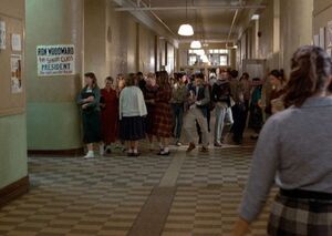 Hvhs-hallway 1955