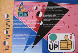 Cafe 80s menu