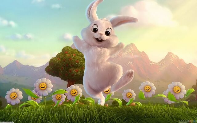 File:White rabbit 1680x1050.jpg