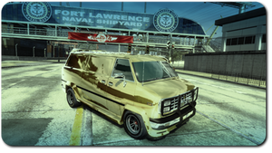 Gold BRT Van