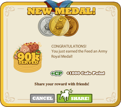 Feed an Army Royal Medal