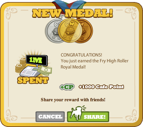 Fry High Roller Royal Medal