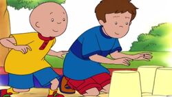 Caillou Meets Robbie