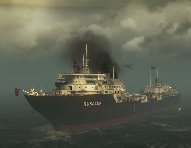 File:The Rusalka under attack.jpg