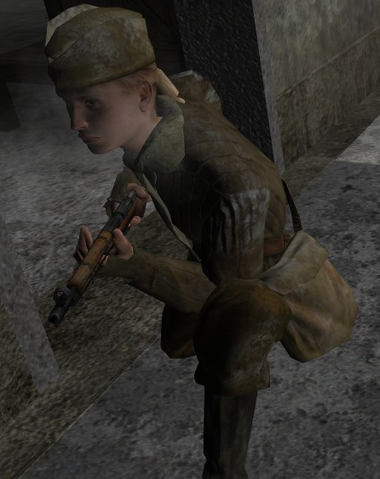 File:Crouching Soviet CoD2.png