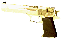 Personal SkullRod Golden Desert Eagle
