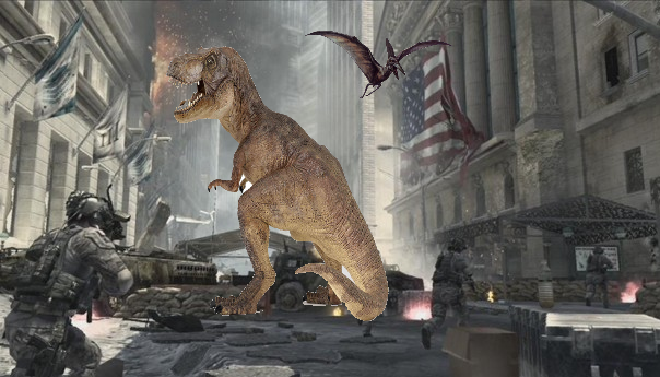 User blog:Cloverfield monster/Idea: Forget Zombies. We need Dinosaurs ...